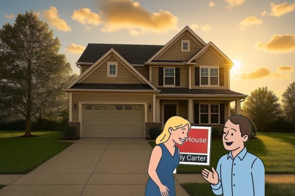 Emily Carter bounder and owner of Prime Nest Realty Closing the deal